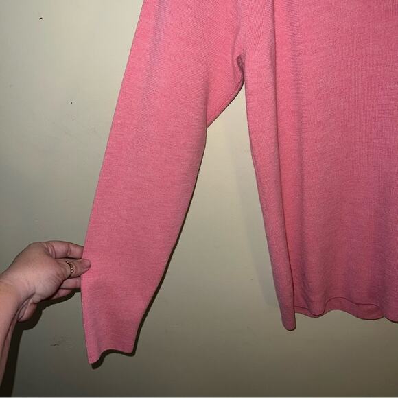 PETER MILLAR mens pink preppy v neck sweater M - Picture 5 of 6